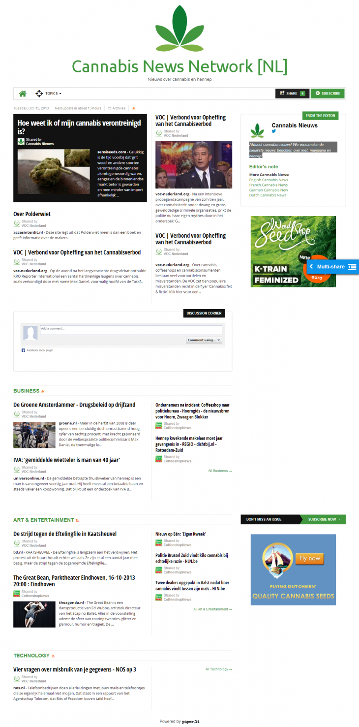 Cannabis News Network NL